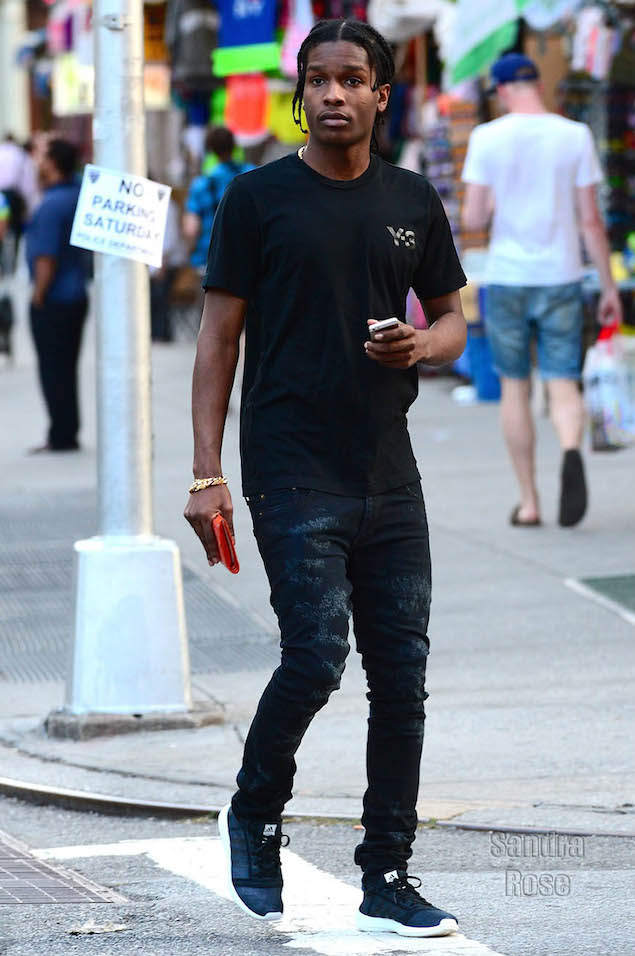 A$AP Rocky Rocking Y-3 Signature T-Shirt (And Other Adidas Y-3 | Fupping