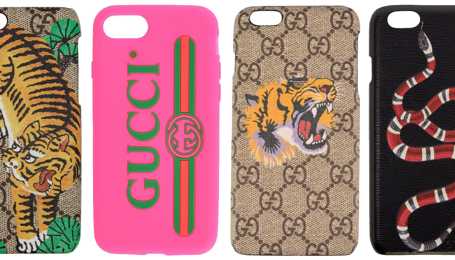 tiger phone case gucci