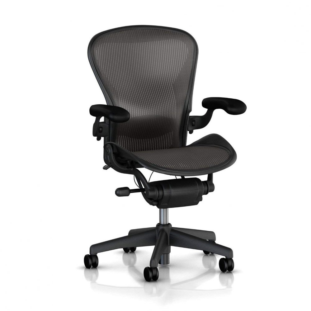Herman Miller Aeron Executive Office Chair-Size B-Fully Adjustable Arms ...